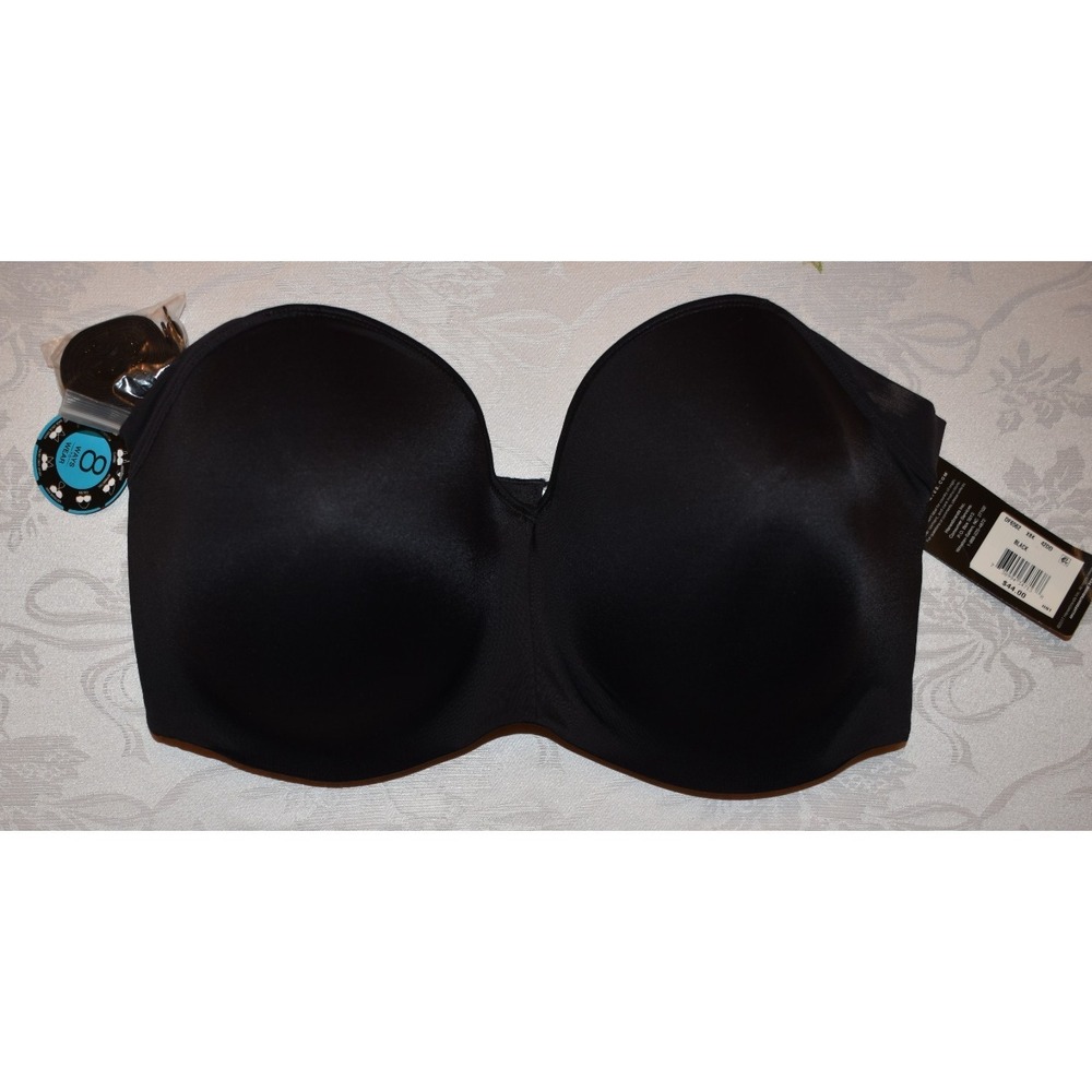 Bali Smoothing Underwire Bra 42DD Black 8-way Multiway‎ Straps Style DF6562 NEW